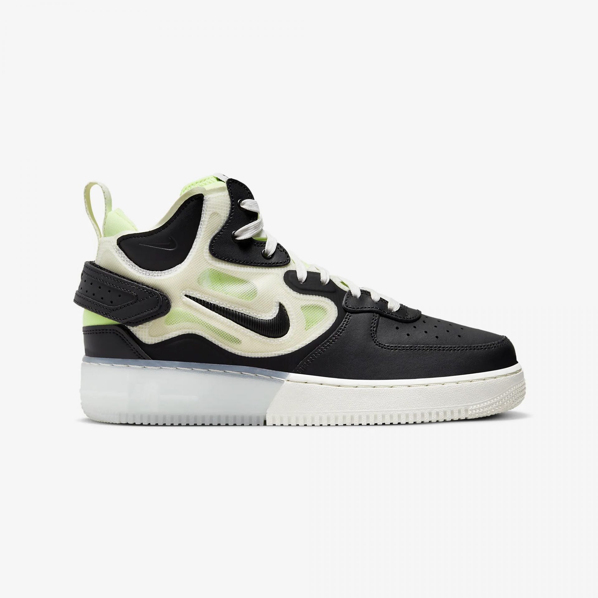 Nike AIR FORCE MID REACT BLACK