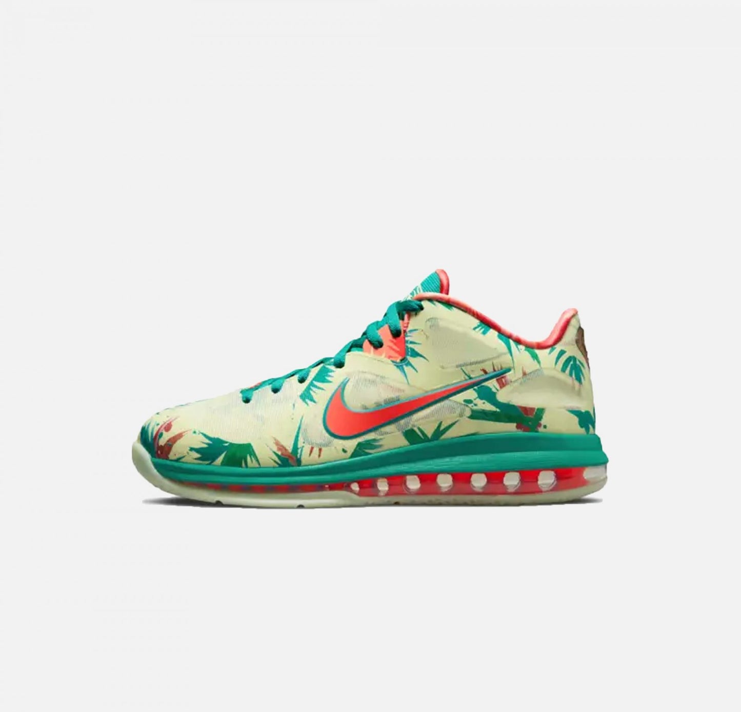 LEBRON IX LOW ' WHITE LIME / BRIGHT MANGO '