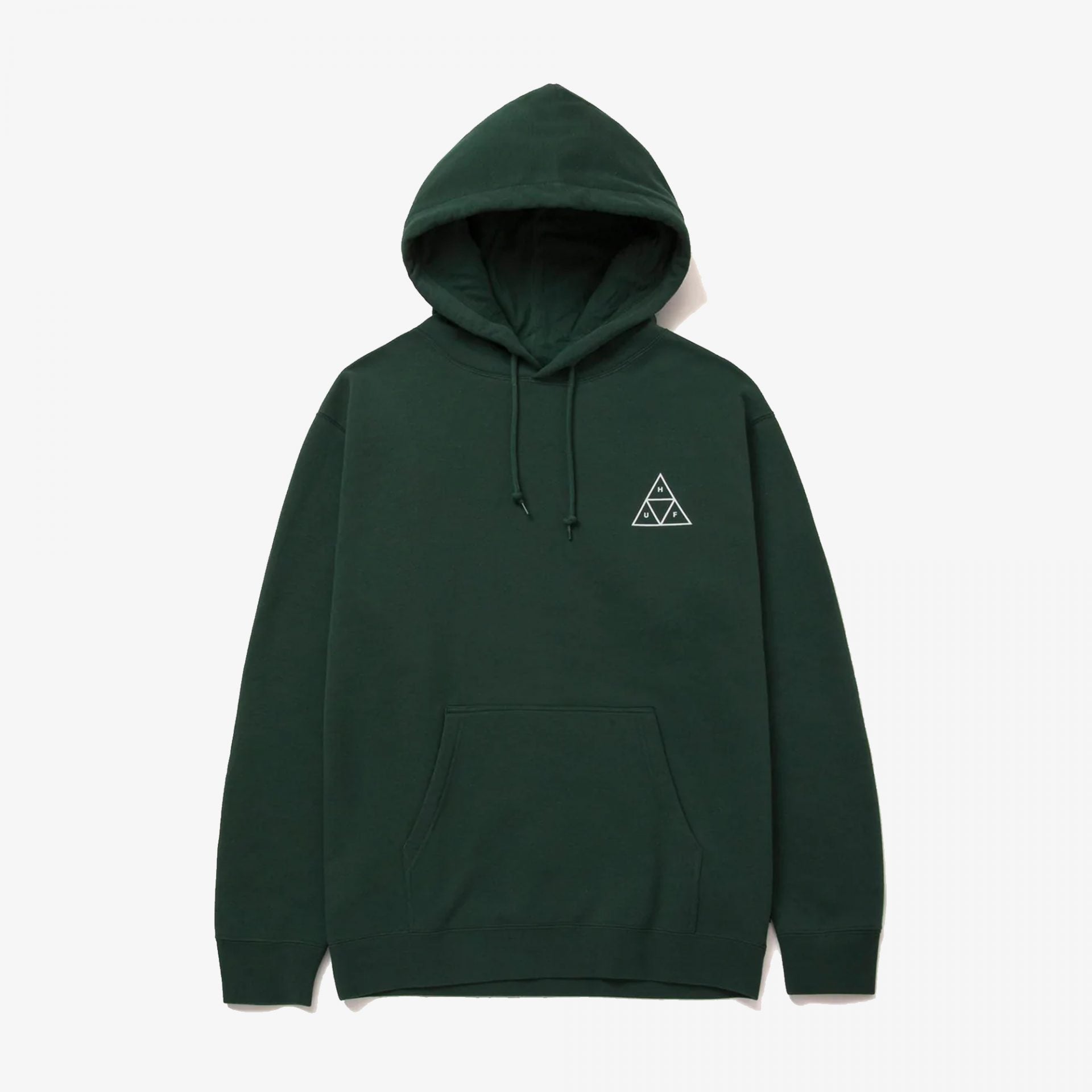 Buy HUF Forest Green Essentials TT Hoodie for Men Online Superkicks