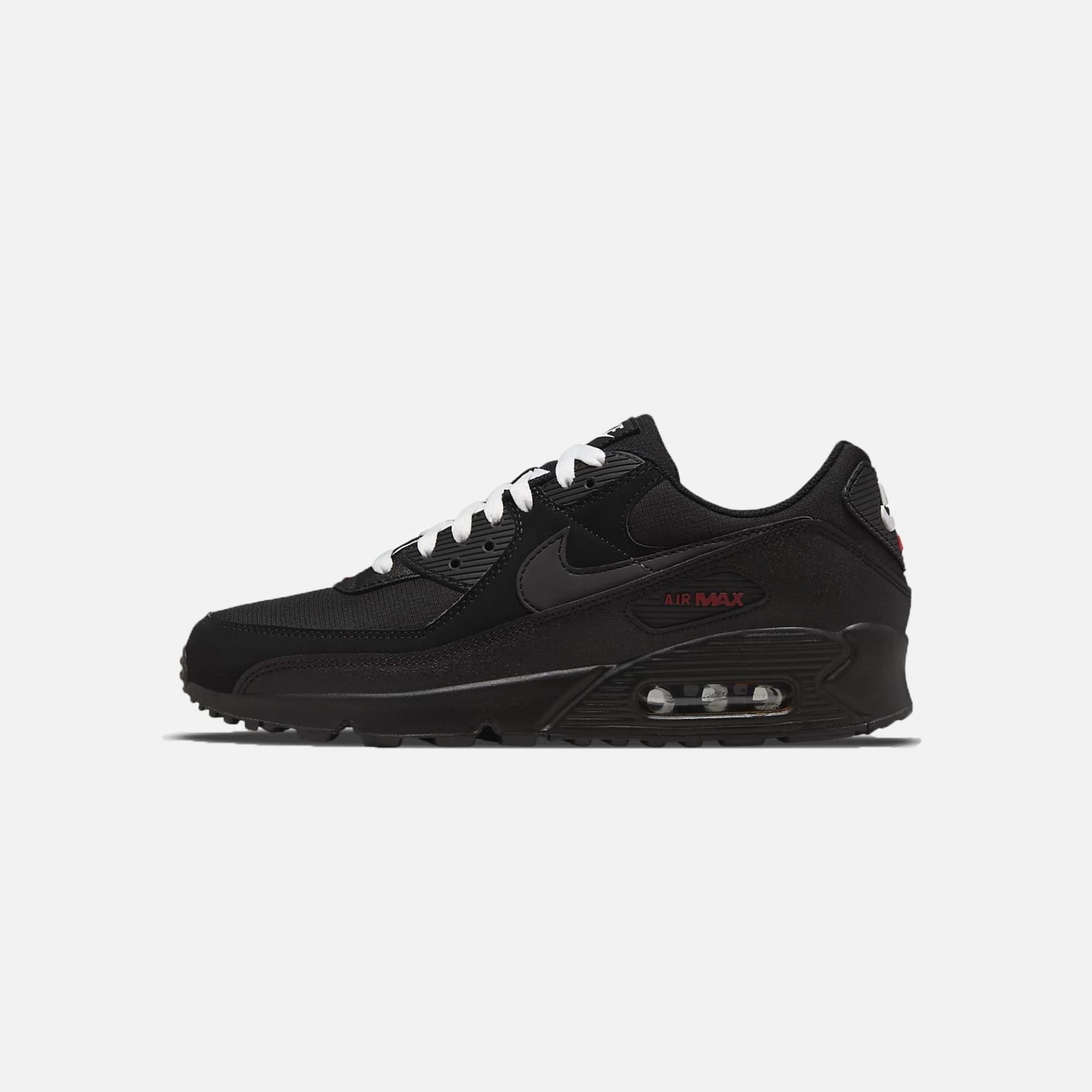 Buy NIKE AIR MAX 90 BLACK RED – Superkicks