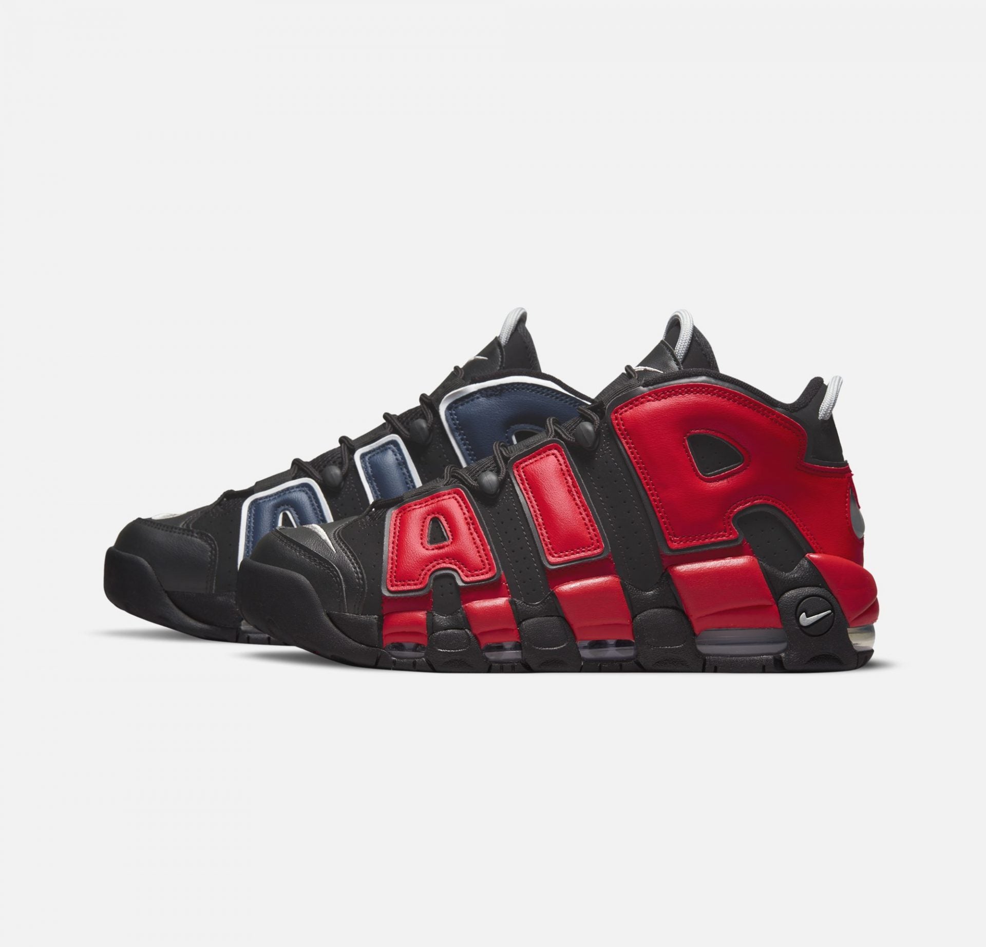 Buy NIKE AIR MORE UPTEMPO '96 BLACK UNIVERSITY RED – Superkicks