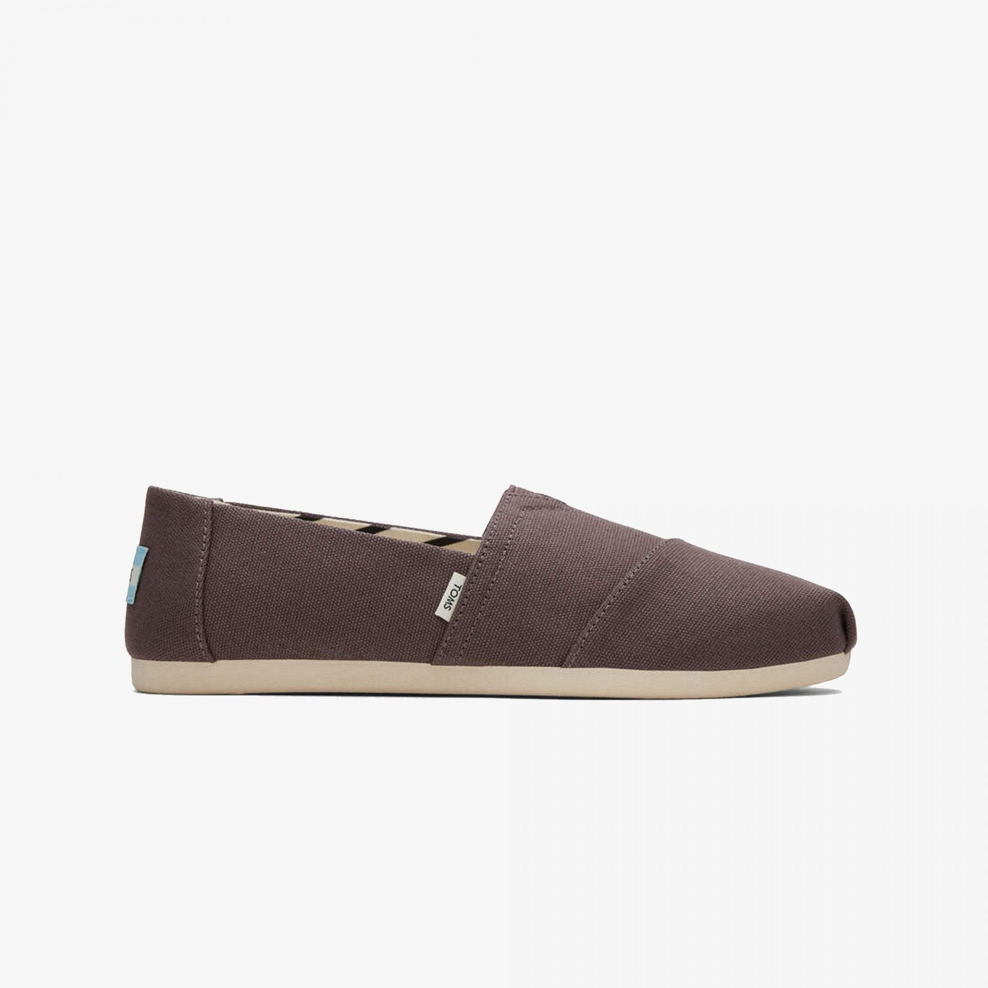 Toms ALPARGATA RECYCLED COTTON CANVAS ASH GREY BLUISH