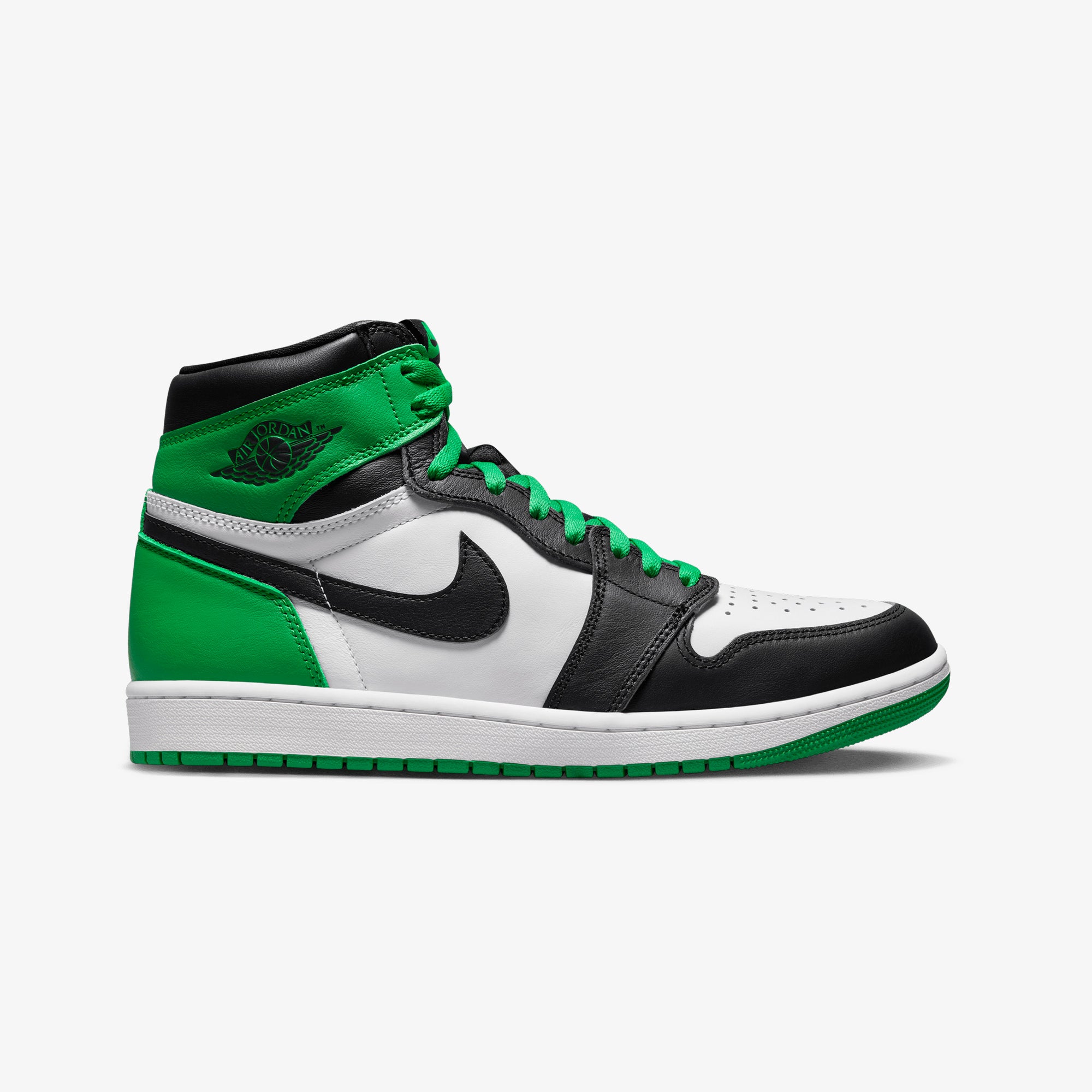 Buy JORDAN AIR JORDAN 1 RETRO HIGH OG 'BLACK/LUCKY GREEN-WHITE' â Superkicks