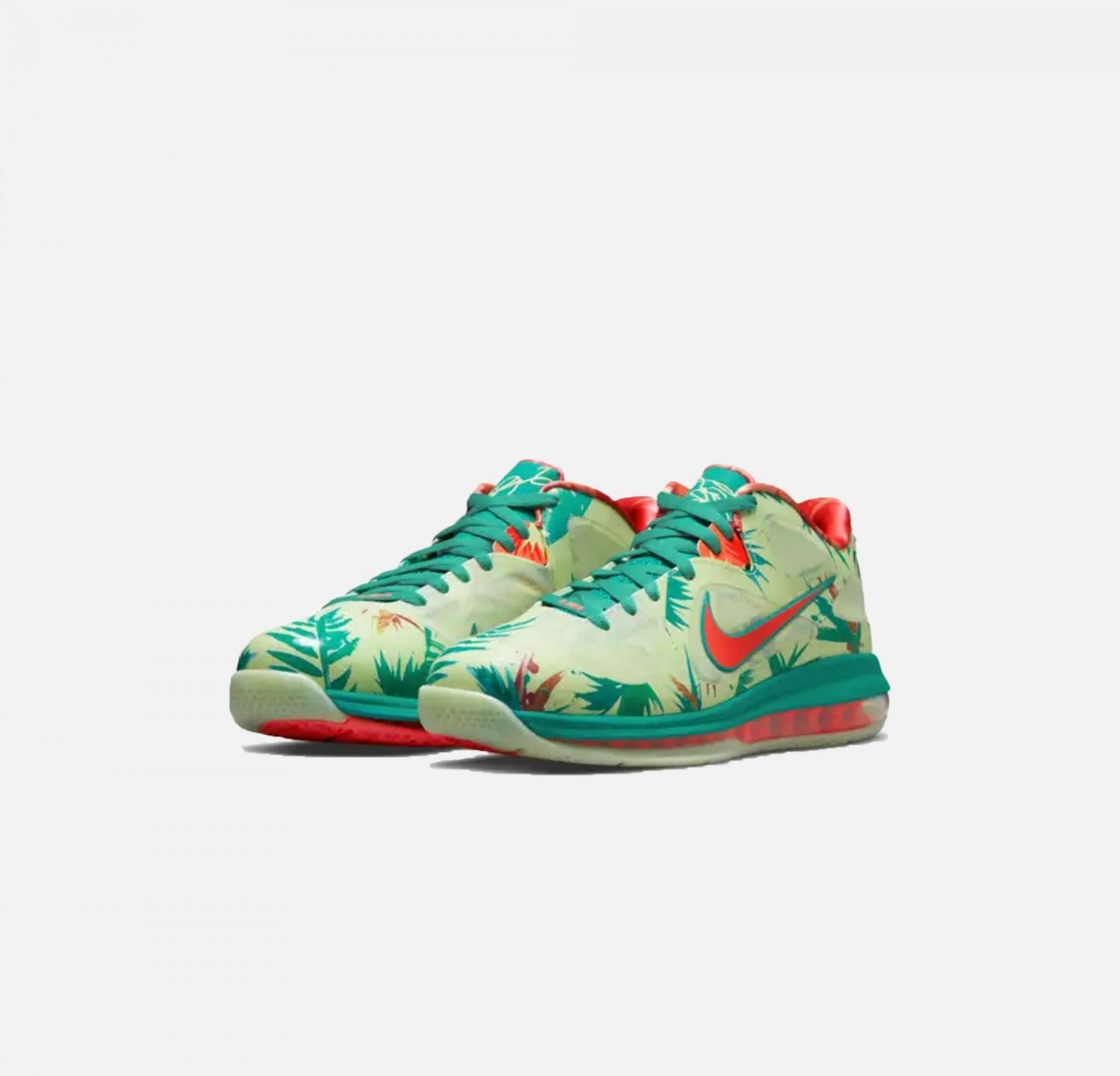 LEBRON IX LOW ' WHITE LIME / BRIGHT MANGO '
