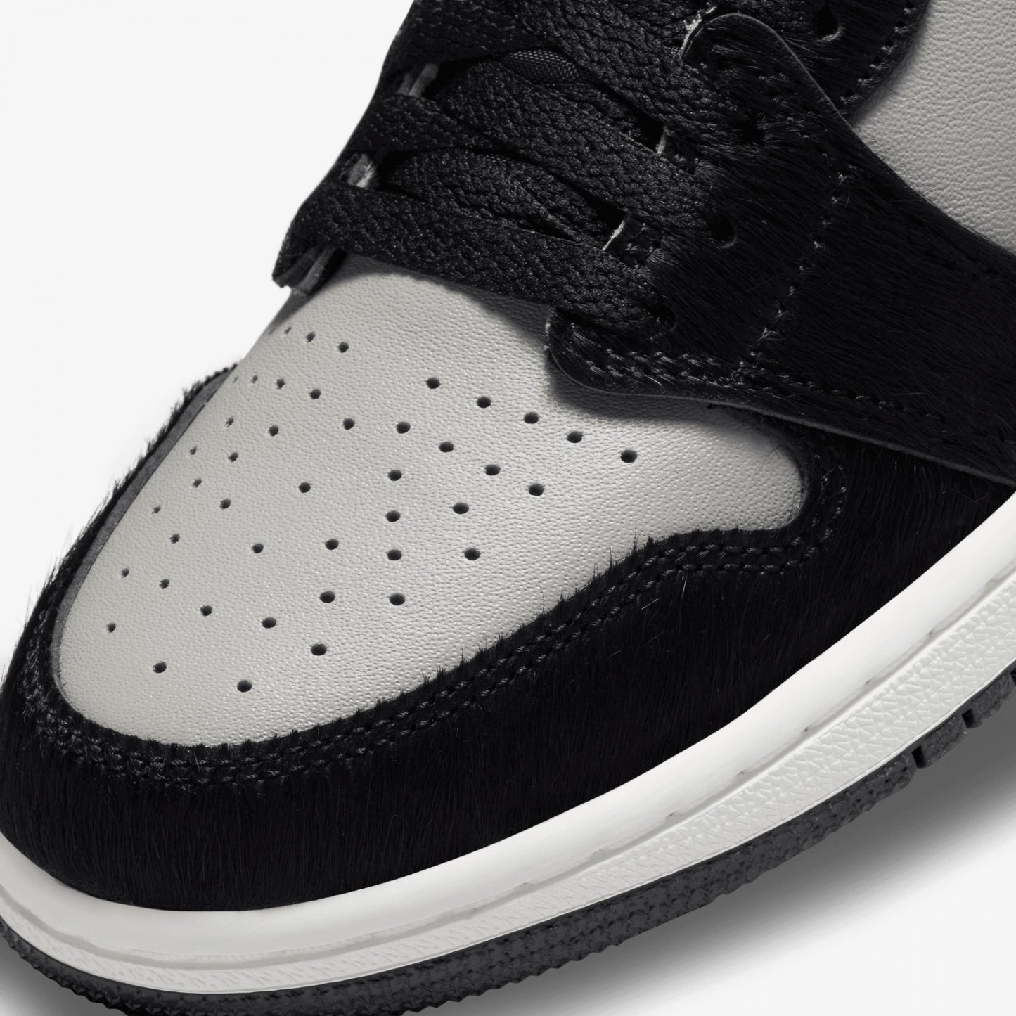 WMN'S AIR JORDAN 1 RETRO HIGH 'MEDIUM GREY/BLACK-WHITE'