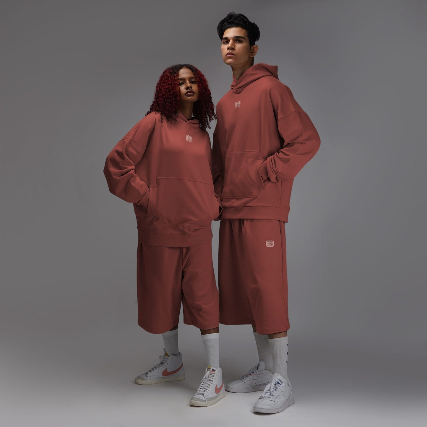 CORE HOODIE BRICK DUST