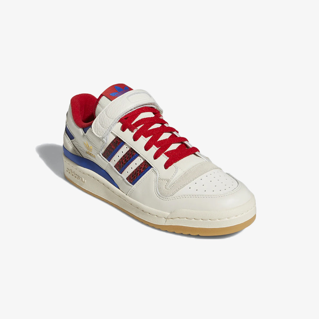 FORUM 84 LOW 'OFF WHITE/SCARLET'