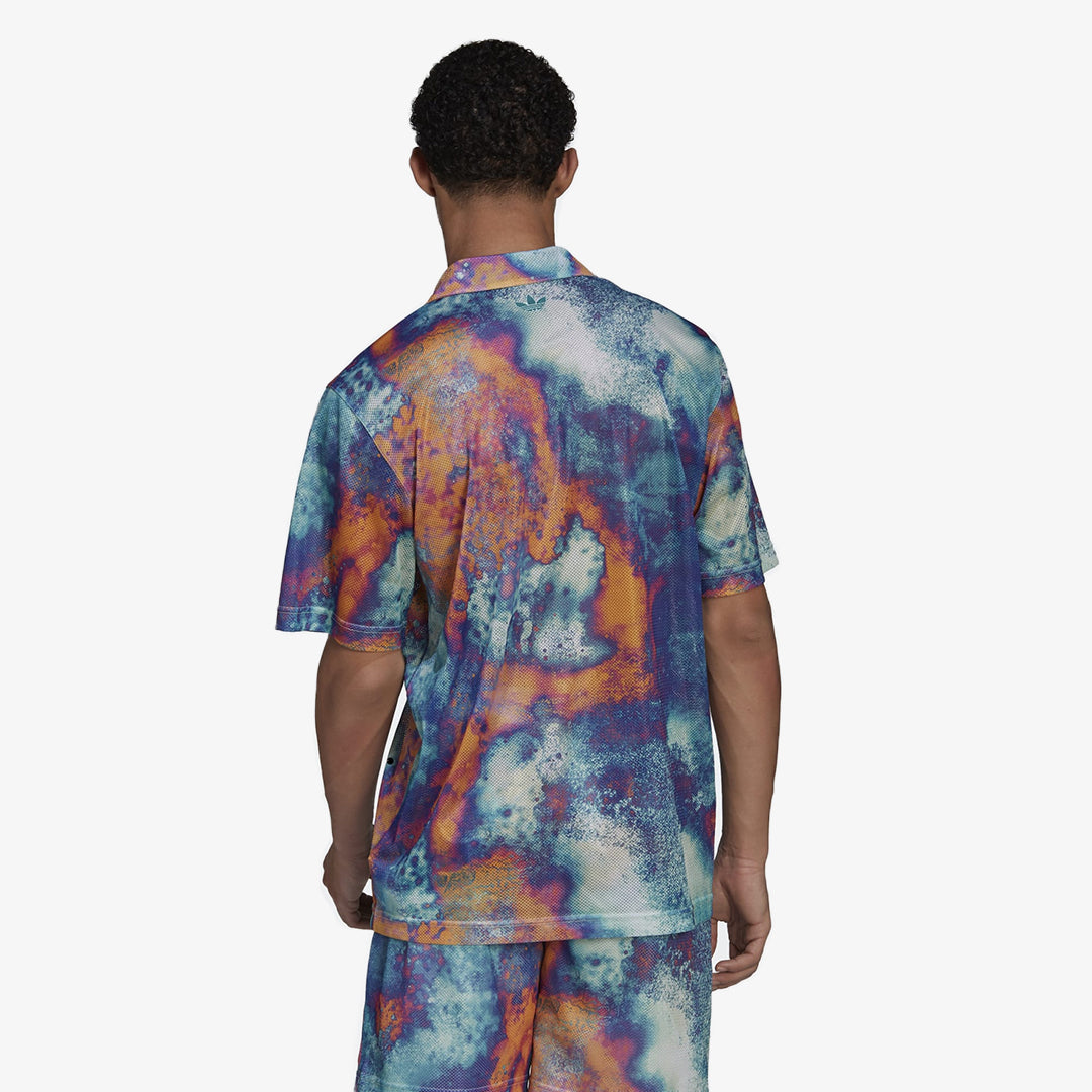 ALL OVER PRINT MESH SHIRT 'MULTICOLOR'