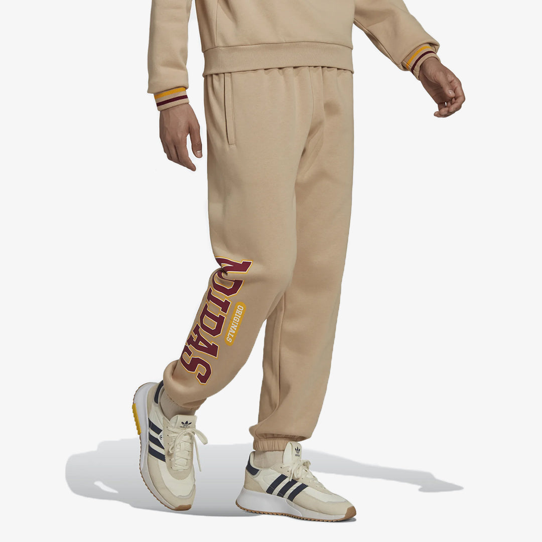 VARSITY SWEAT PANTS 'BEIGE'
