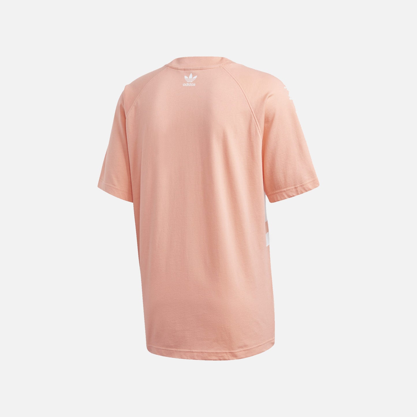 BIG TREFOIL BOXY TEE CHALK CORAL
