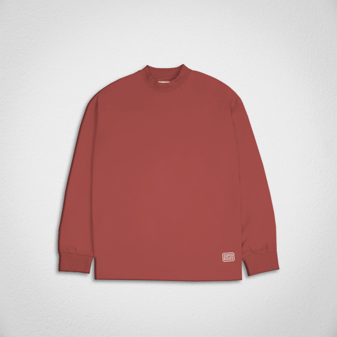 FULL-SLEEVED TEE BRICK DUST