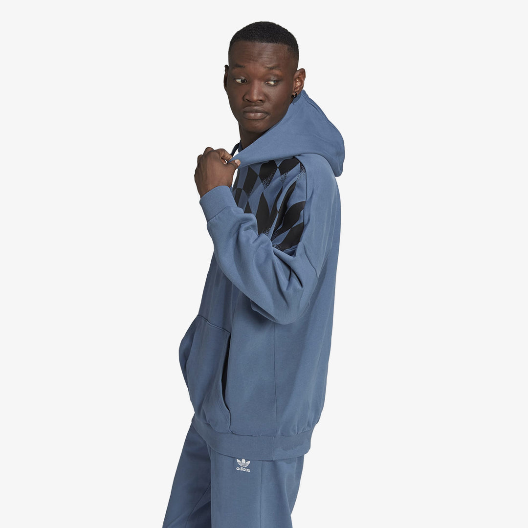 REKIVE GRAPHIC HOODIE 'WONDER STEEL'