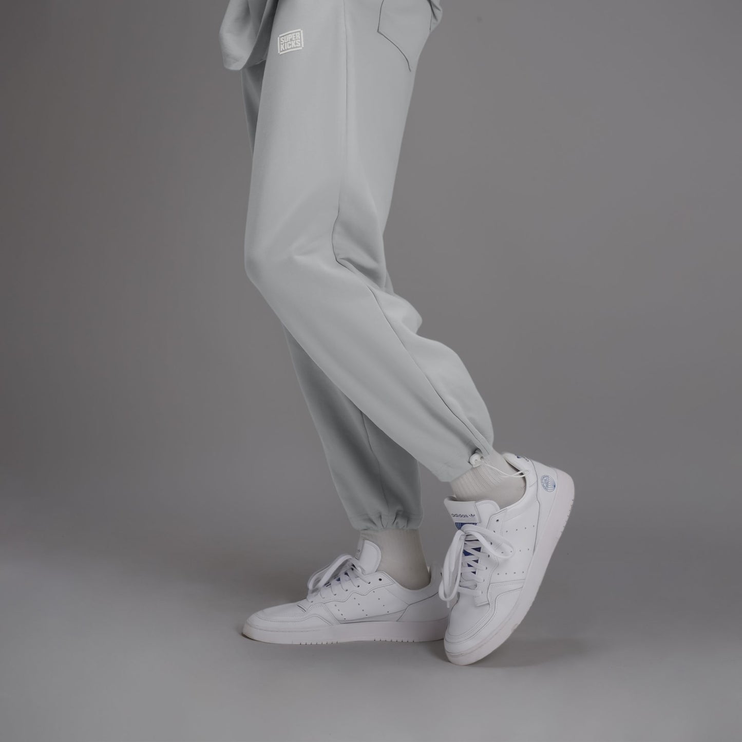 RELAXED FIT JOGGERS GLACIER GREY
