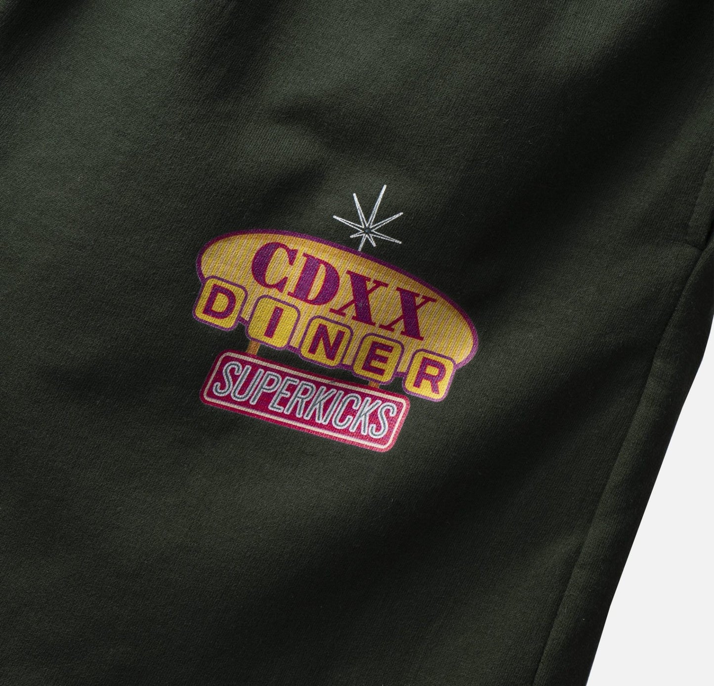 CDXX DINER OLIVE SHORTS