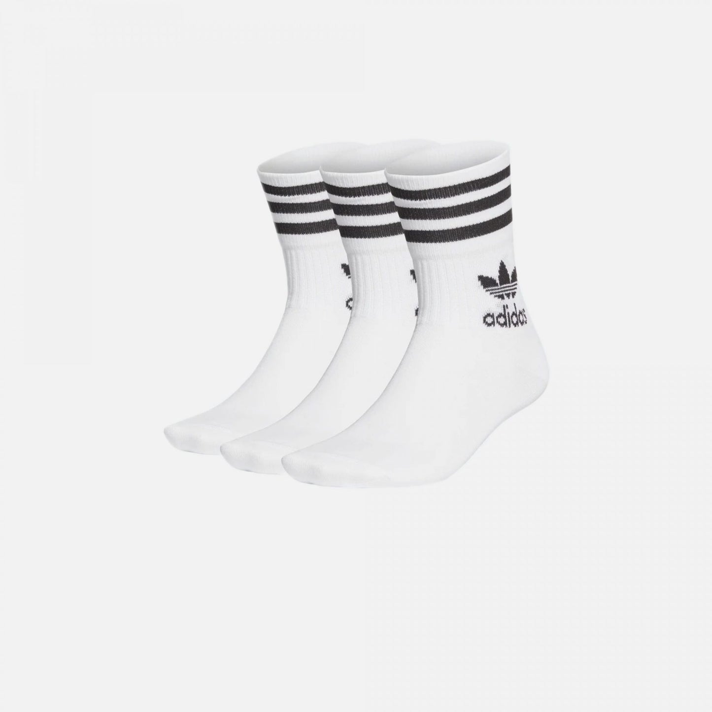 MID CUT CREW SOCKS 3 PAIRS