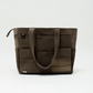 SUPERKICKS | REWORKED TOTE BAG { BROWN