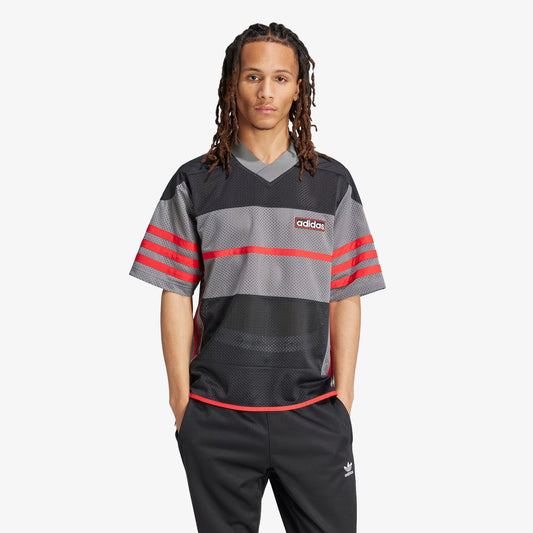 Adidas Originals | ADICOLOR ADIBREAK MESH JERSEY  { BLACK/GREY