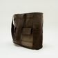 SUPERKICKS | REWORKED TOTE BAG { BROWN
