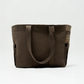 SUPERKICKS | REWORKED TOTE BAG { BROWN