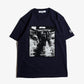 FDMTL | DENIM PRINT TEE { NAVY