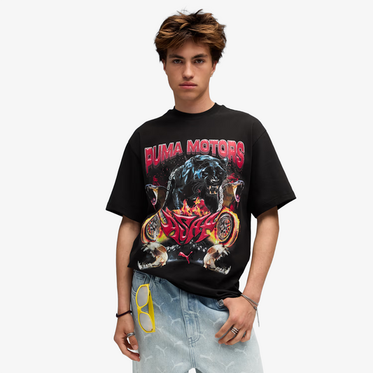 PUMA | x A$AP ROCKY MOTORS TEE { BLACK