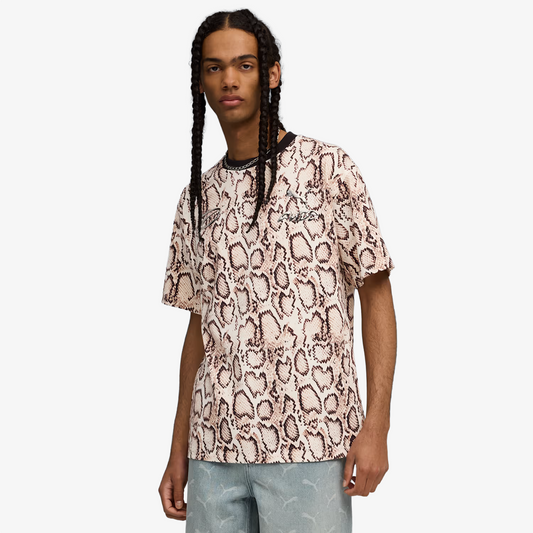 PUMA | x A$AP ROCKY SNAKE SKIN TEE { FROSTED LVORY-AOP