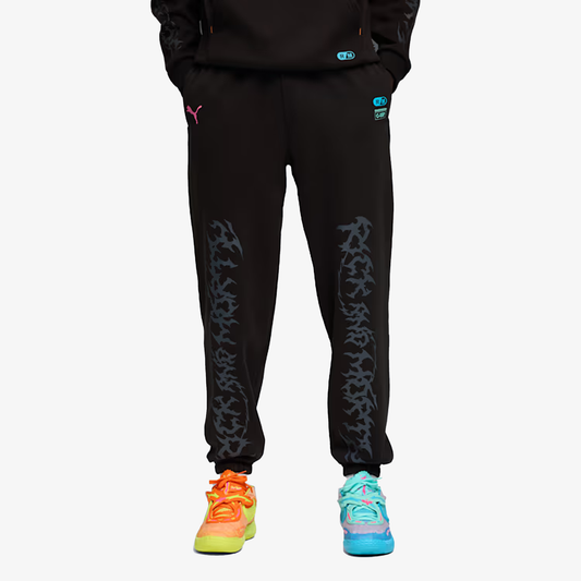 PUMA | x RICK AND MORTY SWEATPANTS { BLACK