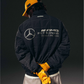 ADIDAS ORIGINALS | BAD BUNNY X MERCEDES - AMG PETRONAS FORMULA ONE TEAM JACKET { DGH SOLID GREY