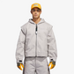 ADIDAS ORIGINALS | BAD BUNNY X MERCEDES - AMG PETRONAS FORMULA ONE TEAM ZIP UP TRACK TOP { CLEAR GRANITE