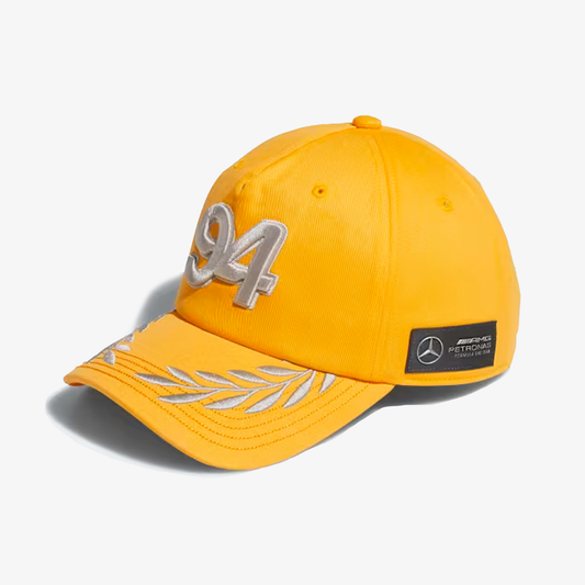 ADIDAS ORIGINALS | BAD BUNNY X MERCEDES - AMG PETRONAS FORMULA ONE TEAM RACING CAP { GOLD