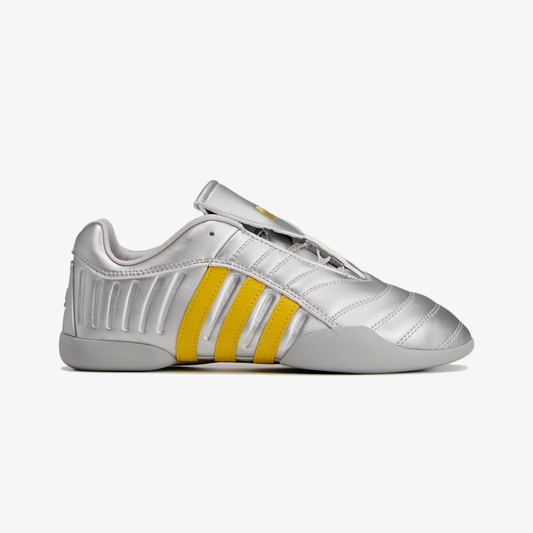 ADIDAS ORIGINALS | ELITE MEI MIAOU SLIP ON { SILVER METALLIC/NAVY/HAZY YELLOW