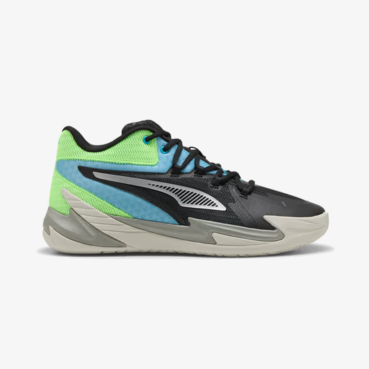 Puma | THE DAGGER BASKETBALL { PUMA BLACK/BRIGHT AQUA-GREEN GLARE