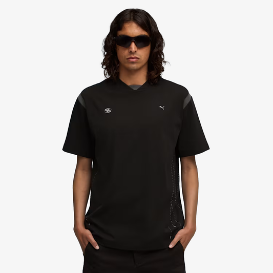 PUMA | x SAN SAN GEAR RELAXED COTTON TEE { BLACK