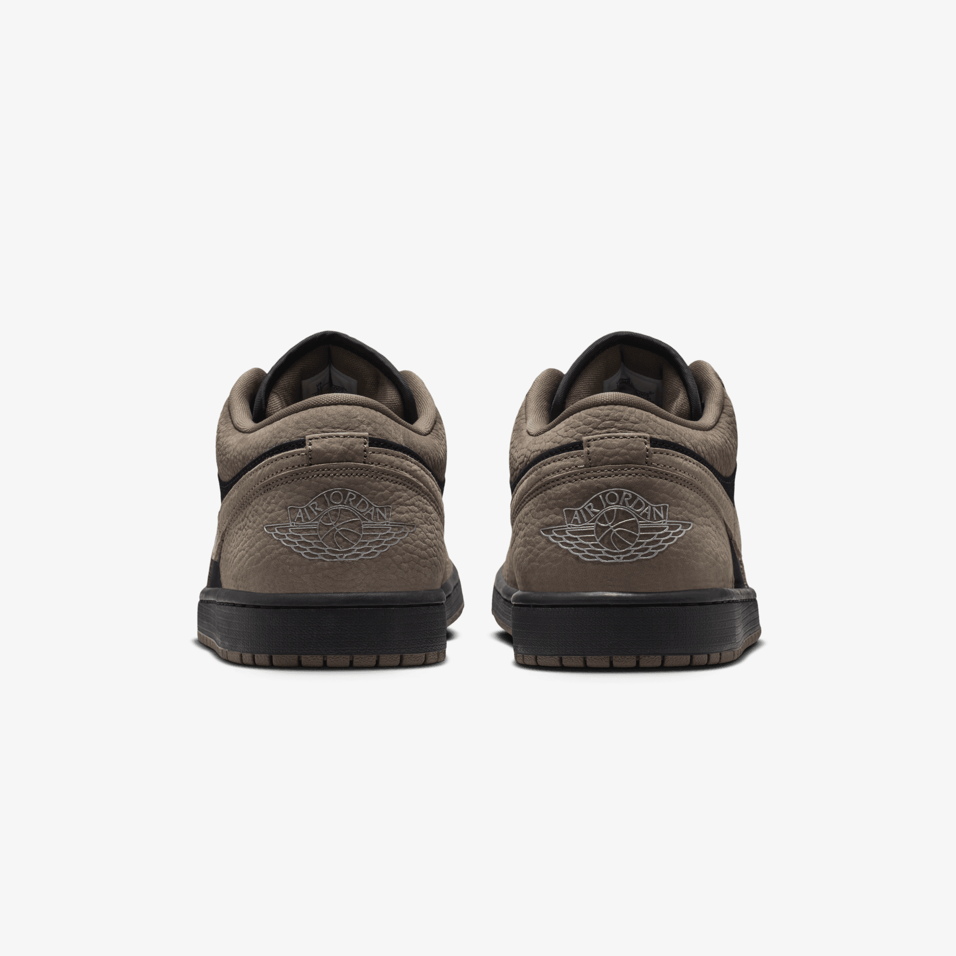 JORDAN | AIR JORDAN 1 LOW { BLACK/OLIVE GREY-LT WILD MANGO