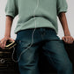 SUPERKICKS | RIBBED TEE { GREEN