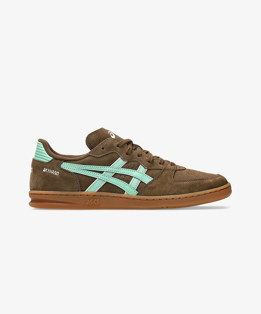 ASICS | SKYHAND OG { BROWN STORM/ICE GREEN