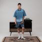 SUPERKICKS | PINSTRIPE SHIRT { BLUE/WHITE