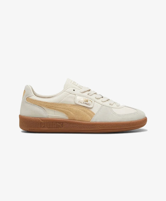 PUMA | PALERMO LEATHER { PUMA WHITE/EMERALD ICE GUM