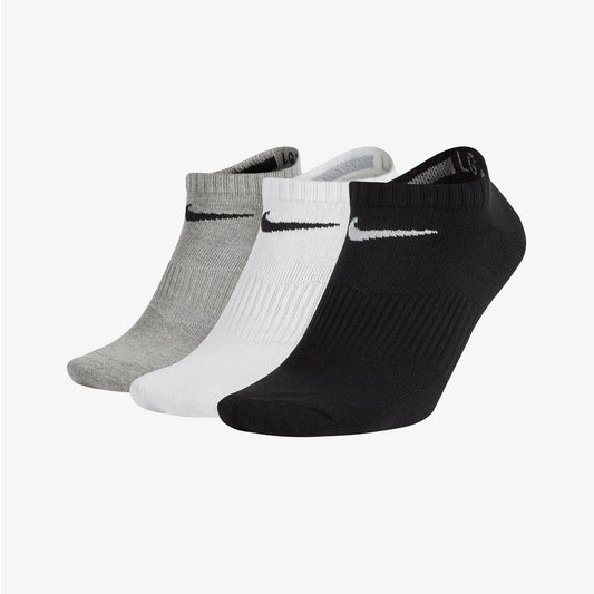NIKE | PERFORMANCE LIGHTWEIGHT TRAINING NO-SHOW SOCKS (3 PAIRS) { MULTI