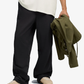 PUMA | x REPRESENT RELAXED WOVEN PANTS { BLACK