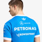 ADIDAS | MERCEDES - AMG PETRONAS FORMULA 1 TEAM BLUE WONDER DRIVER JERSEY { BLUE BIRD/WHITE