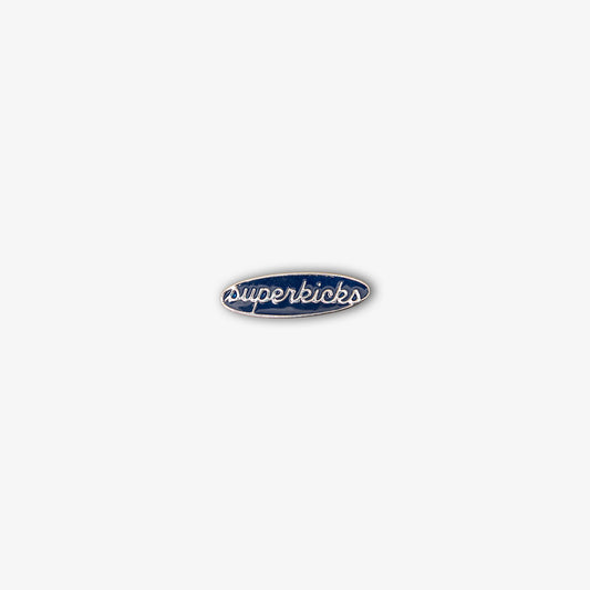 SUPERKICKS | PIN BADGE { BLUE