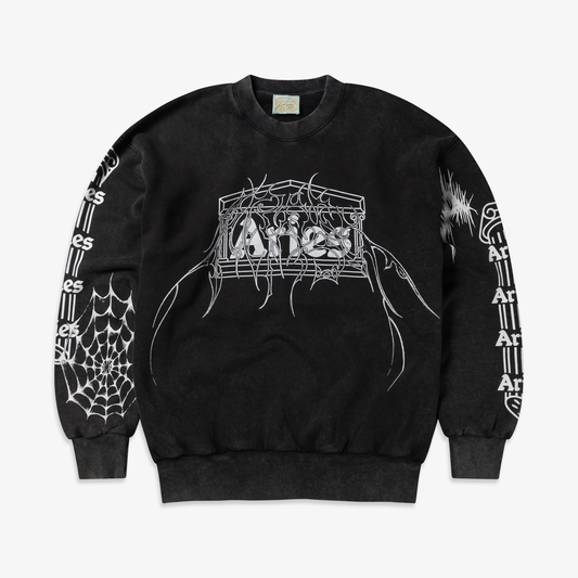 Aries | AGED OVERLORD SWEATSHIRT { BLACK