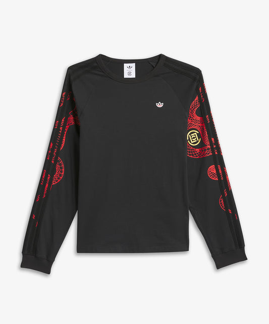 Adidas Originals | X CLOT GRAPHIC LONGSLEEVE TEE { BLACK