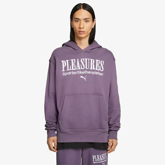 Puma | MOLETOM PUMA X PLEASURES MASCULINO  { PURPLE CHARCOAL