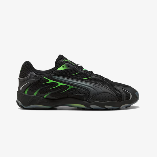 PUMA | INHALE LIGHTWEIGHT CASUAL { PUMA BLACK/GREEN GLARE