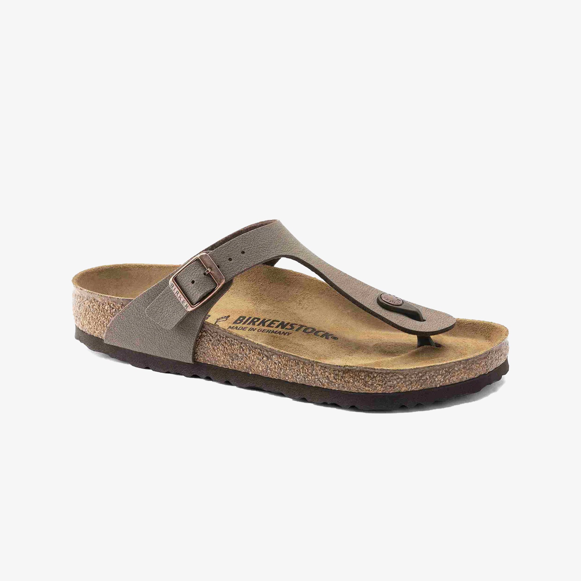 Buy Brown & Mocha Birkenstock Gizeh Birko Flor Nubuck Slides for