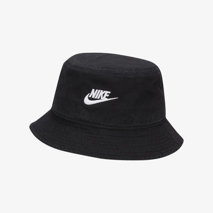 Nike | FUTURA WASHED BUCKET HAT  { BLACK/WHITE