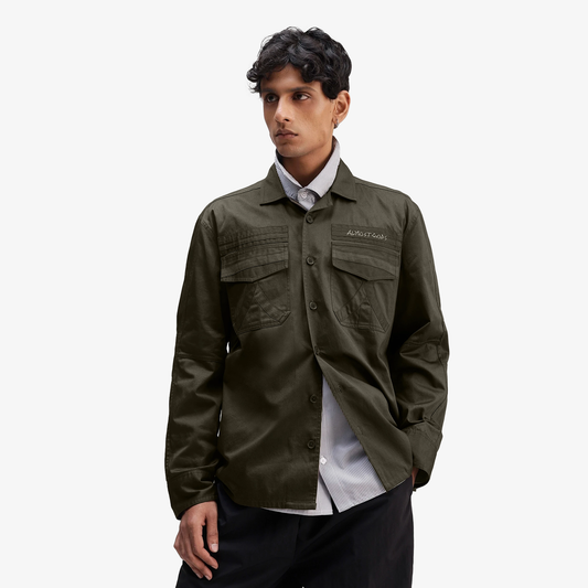 ALMOST GODS | MILITARY OVERSHIRT { OLIVE