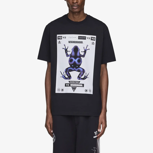 Y-3 | NBHD GRAPHIC TEE { BLACK